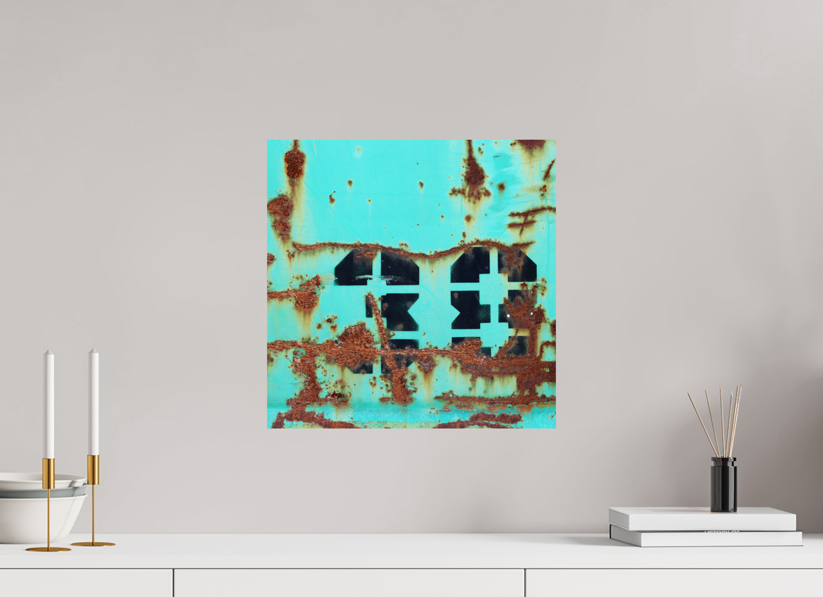 40 x 40 cm, Photo Print On Fuji Crystal DP II Not just a Number - Rusted Number 38