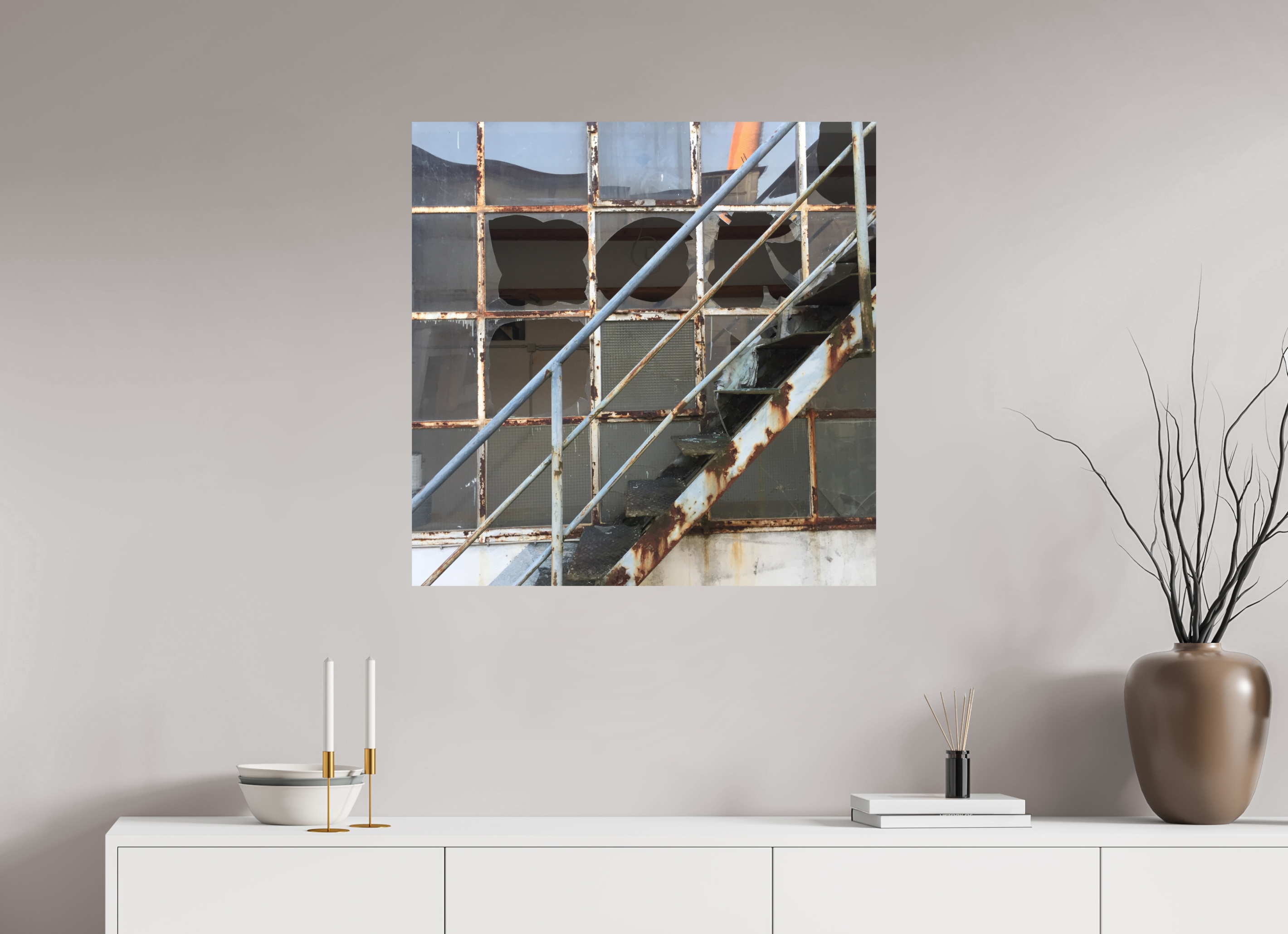 80 x 80 cm, Photo Print On Fuji Crystal DP II True to the Line - Upwards 1